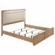 Leanne 4-piece Eastern King Bedroom Set Light Oak