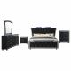 Lorient 5-piece Eastern King Bedroom Set Black