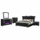 Lorient 5-piece California King Bedroom Set Black