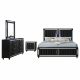 Ravenne 4-piece Velvet Upholstered California King LED Bedroom Set Black