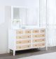 Bexhill 10-drawer Dresser and Mirror White