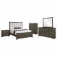 Gran Park 5-piece Eastern King Bedroom Set Dark Cocoa