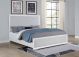 Gracemont 57-inch California King Panel Bed Grey and White