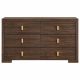Etienne 6-drawer Bedroom Dresser Walnut