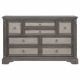 Cresswell 8-drawer Bedroom Dresser Weathered Taupe