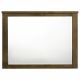 Doherty Rectangular Dresser Mirror Rustic Brown