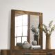 28594  Morales Rustic Brown Mirror