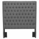 Camille Upholstered Queen Panel Headboard Grey