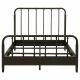 Rocco All Wood Water Pipe Open Frame Queen Bed Dark Bronze