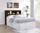 Westpark 49-inch Queen Bookcase Headboard Dark Pine