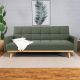 Kourtney Upholstered Tufted Convertible Sofa Bed Sage Green