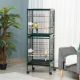  Large Bird Cage with 1.7 ft. Width for Wingspan, Bird Aviary Indoor with Multi-Door Design, Fit for a Canary, Finch, Conure, 55