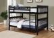 Chapman Wood Full Over Full Bunk Bed Black