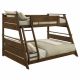 Holden Wood Veneer Twin Over Full Bunk Bed Walnut