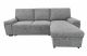 Demko Sleeper Sectional Sofa with Speaker and Storage Chaise Granite