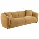 Aleisha 3-piece Fabric Upholstered Sofa Set Mustard Yellow