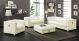 Chaviano 4-piece Upholstered Track Arm Sofa Set Pearl White