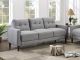 Bowen Upholstered Track Arm Tufted Sofa Grey