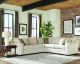 Aria Upholstered Track Arm Sectional Sofa Oatmeal