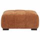 Octavia Upholstered Rectangular Ottoman Orange
