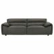 Buxton Top Grain Leather Upholstered Sofa Graphite