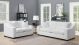 Ashlyn 2-piece Upholstered Sloped Arm Sofa Set White