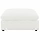 Raleigh Boucle Upholstered Ottoman Ivory
