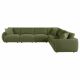 Elysia 6-piece Chenille Upholstered Modular Sectional Sofa Green
