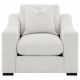 Ashlyn Fabric Upholstered Track Arm Accent Chair Sand