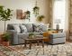 6003 Posh Grey Sofa/Chaise