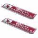 Arizona Cardinals Embossed Truck Emblem 2-Pk