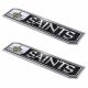 New Orleans Saints Embossed Truck Emblem 2-Pk