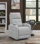 Howie Upholstered Power Lift Massage Chair Grey