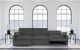 Collins Modular Power Sofa Dark Grey