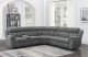 Bahrain 6-piece Modular Power Reclining Sectional Charcoal