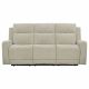 Kennett Chenille Upholstered Power Reclining Sofa Ivory