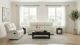 Camila 2-piece Upholstered Reclining Sofa Set White