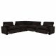 Collins 7-piece Modular Power Reclining Sectional Chocolate Brown