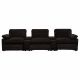 Collins 5-Piece Power Reclining Home Theater Seating Chocolate Brown