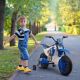 Aosom 12V Kids Motorcycle w/ Treaded Tires, 5mph Top Speed Electric Bike for Kids, Ride On Motorcycle w/ Training Wheels, Battery Charger, Spring Suspension, Blue