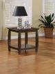 Dixon 1-shelf Square Wood End Table Espresso