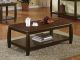 Dixon 1-shelf Rectangular Wood Coffee Table Espresso