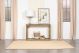 Benton Rectangular Solid Wood Sofa Console Table Natural