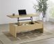 Canoga Engineered Wood Lift Top Coffee Table Light Oak