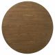 Franklin 36-inch Round Pedestal Coffee Table Dark Brown