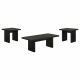 Decker 3-piece Coffee and End Table Set Black