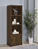 Sachin 3-shelf Engineered Wood Media Tower Dark Pine