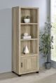 Sachin 3-shelf Engineered Wood Media Tower Distressed Pine