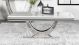 Kerwin Rectangular Stone Top Coffee Table White and Chrome