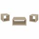 Frisco 3-piece Coffee and End Table Set Distressed Pine